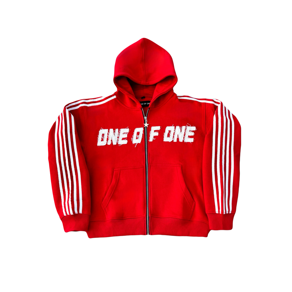 RED ZIP UP